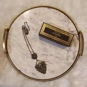 Vintage antique art deco inspired pendant necklace